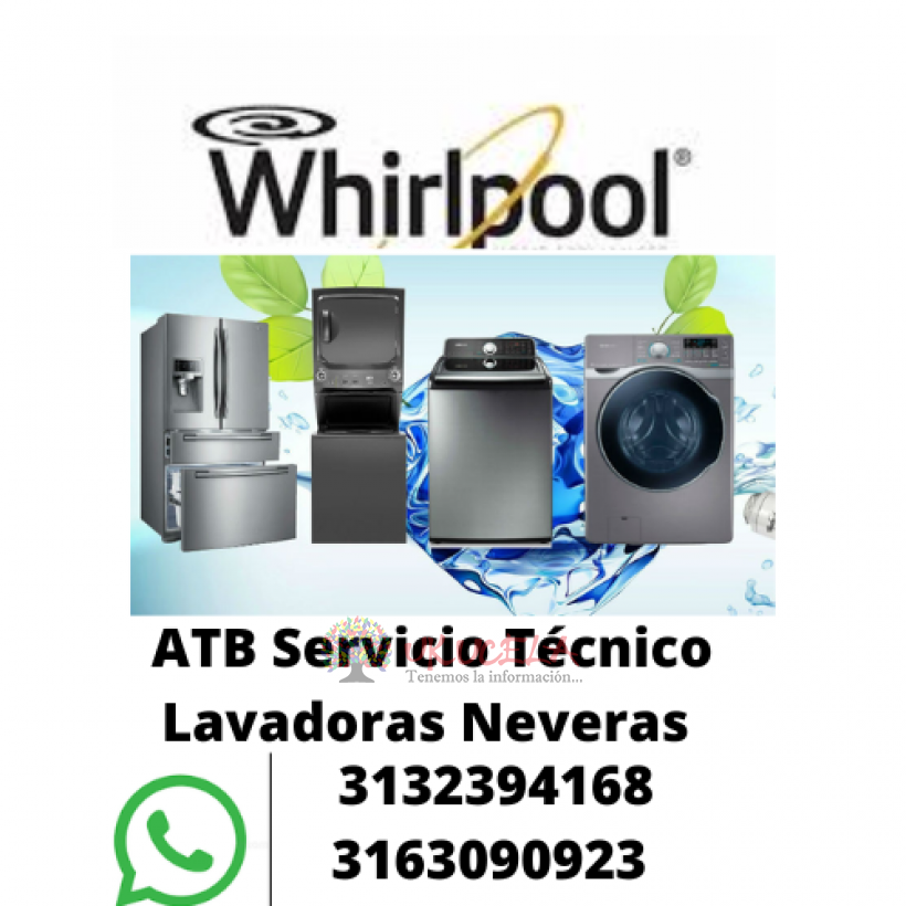 Servicio técnico de Torres Lavadoras secadoras Whirlpool 3163090923