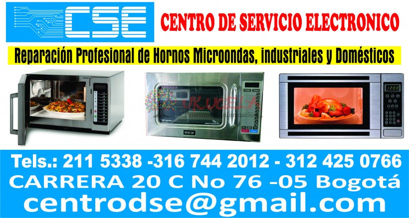 Reparación y mantenimiento de hornos microondas. Industriales y domesticos Clu 3124250766