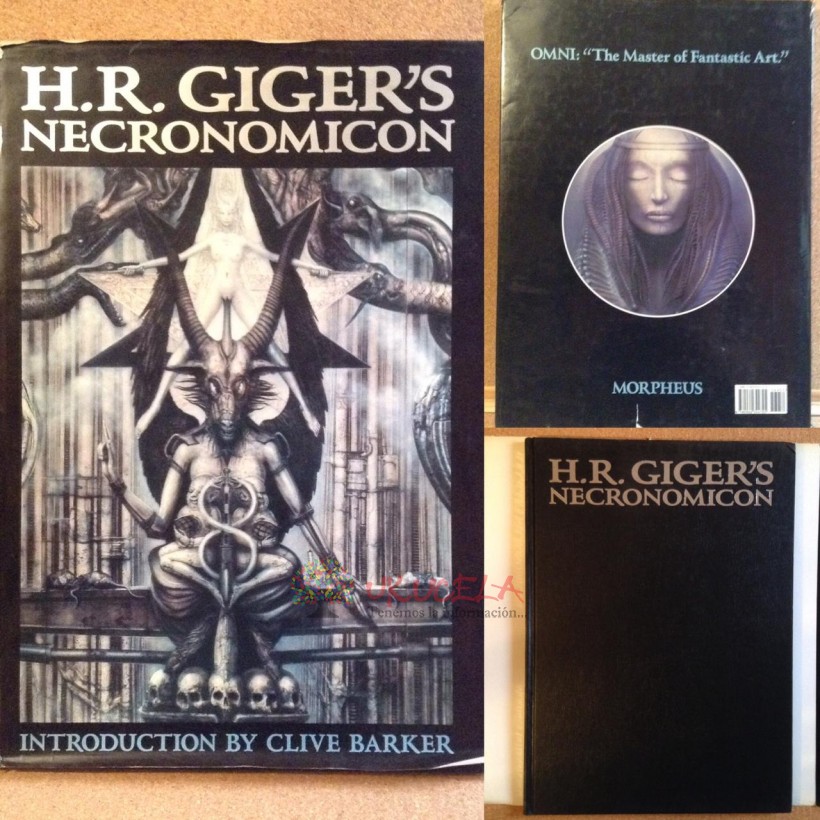 H.R. Giger's Necronomicon I y II colección raros