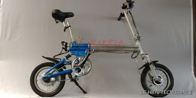 Bicicleta eléctrica plegable en aluminio excelente estado envíos