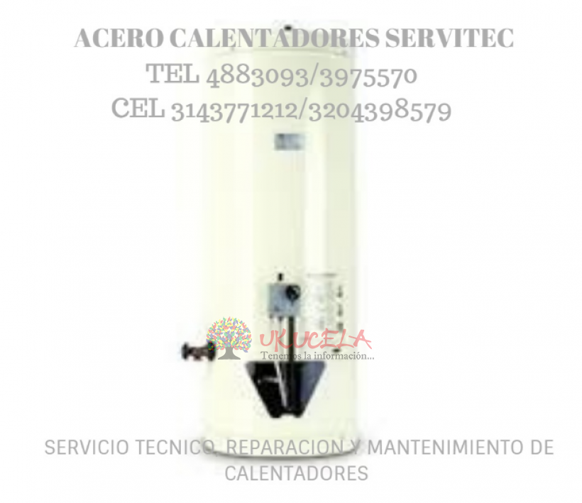 SERVICIO TECNICO ESPECIALIZADO DE CALENTADORES HACEB TEL 3143771212