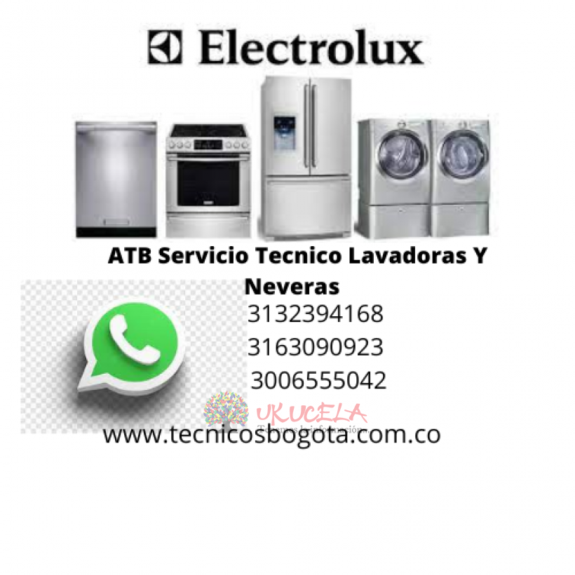 ELECTROLUX   Bogotá Lavadoras Neveras Nevecones secadoras  3006555042