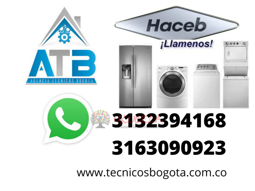 Servicio Instalación Reparación y mantenimientos  Arreglo Haceb  Bogotá 3006555042