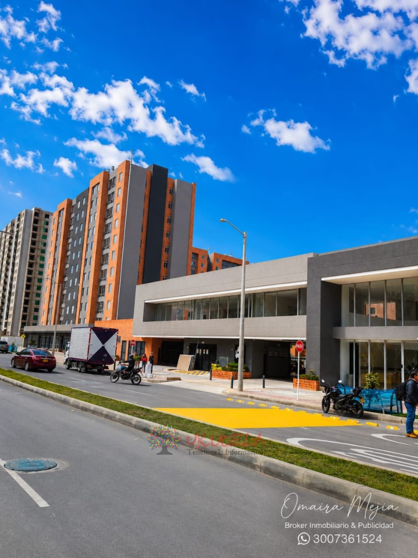 Arriendo Apartamento en Guaymaral Bogota piso 9 Área 45 m2 2 alcobas 1 baño