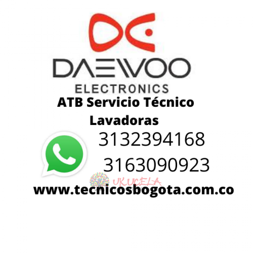 Servicio Técnico Lavadoras Daewooo  3163090923