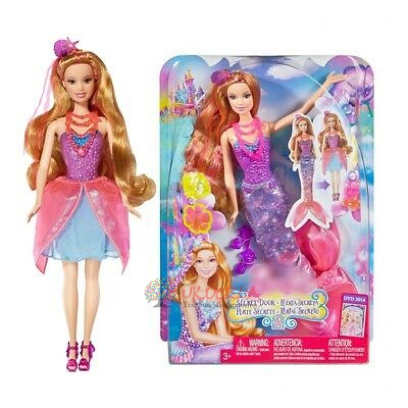 Barbie Sirena Puerta Secreta 2 En 1