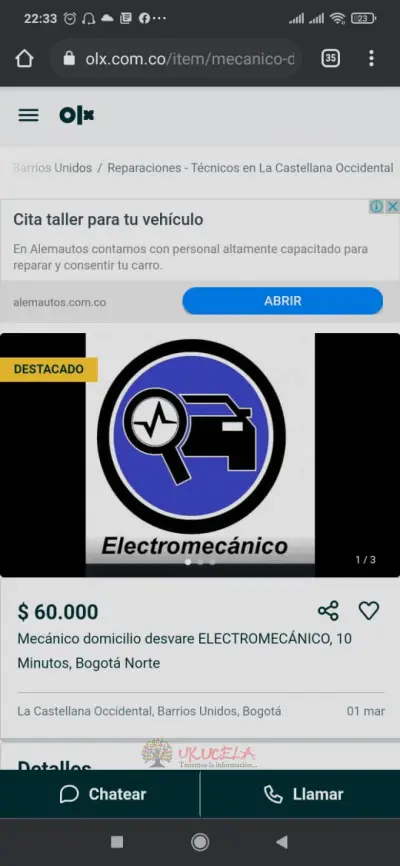 Desvare automotriz 10 minutos 319 5429911 Bogotá