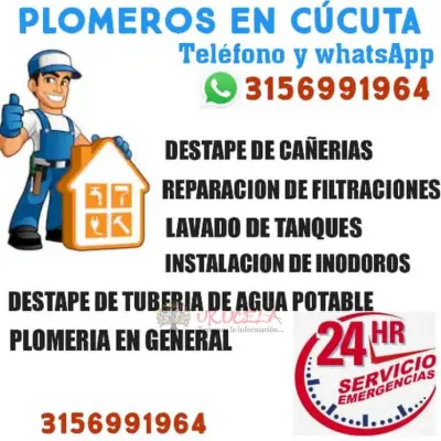 Plomería en Cúcuta 3156991964