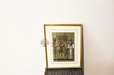 VENDO HERMOSA OBRA DE ARTE "PAPIRO EN HOJILLA"