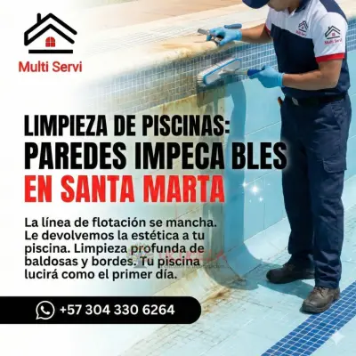 limpieza de piscinas en santa marta multi servi