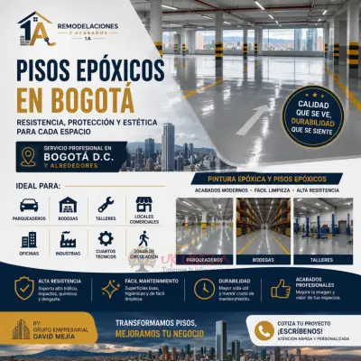 Pisos Epoxicos en Bogotá - Pintura Epoxica para Pisos Industriales
