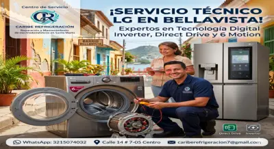 Reparación de nevecones y lavadoras en Bellavista Santa Marta