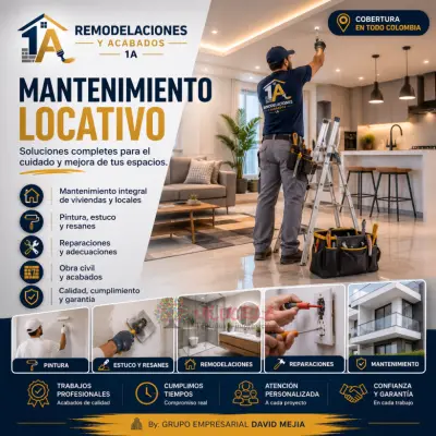 Mantenimiento locativo en Pereira para casas - apartamentos y empresas