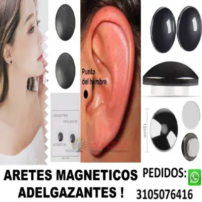 ARETES MAGNETICOS ADELGAZANTES.