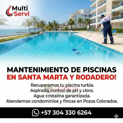 Limpieza de Piscinas en Santa Marta multi servi