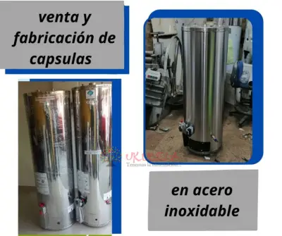 venta y fabricación de capsulas en acero inoxidable