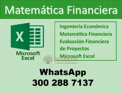 Profesor de Matemática financiera  Ingeniería económica  valoración de inversiones