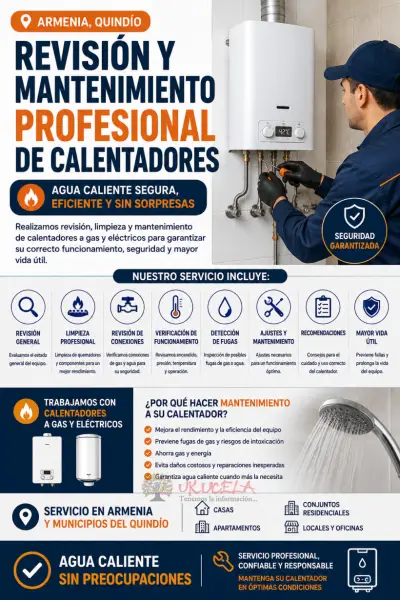 Reparacion y mantenimiento de calentadores en Pereira