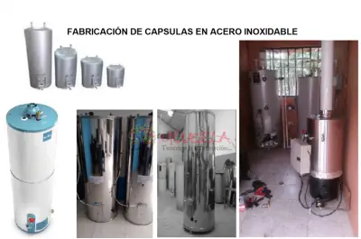 fabricación de capsulas en acero inoxidable