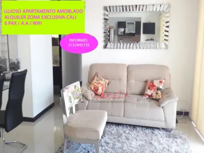 amplio apartamento amoblado en Zona residencial