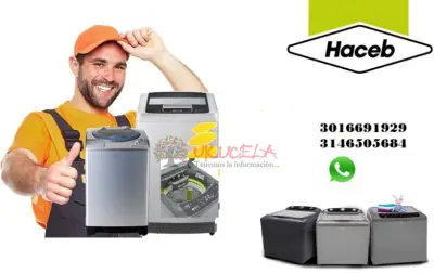 Haceb reparación de lavadoras . Técnicos Haceb 3205164390