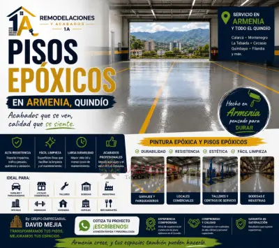 Pisos Epoxicos en Armenia Quindio - Renueva tu Garaje - Local o Negocio