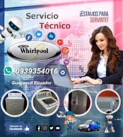 Whirlpool Ec Reparación 042362197 0939354016 Guayaquil Ecuador