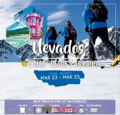 CONOCE LOS NEVADOS RUIZ O SANTA ISABEL CON AVAL TURISTICA