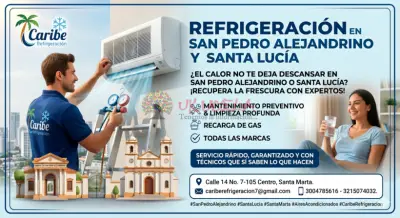 Reparación de aires acondicionados en San Pedro Alejandrino Santa Marta