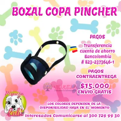 BOZAL PARA PERROS PINCHER