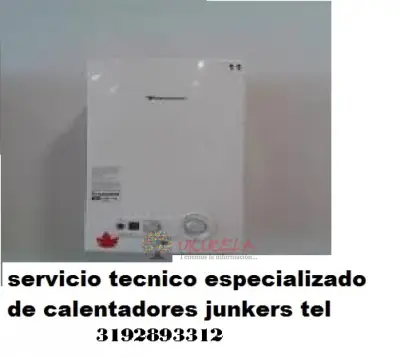 Servicio tecnico de calentadores junkers 3192893312