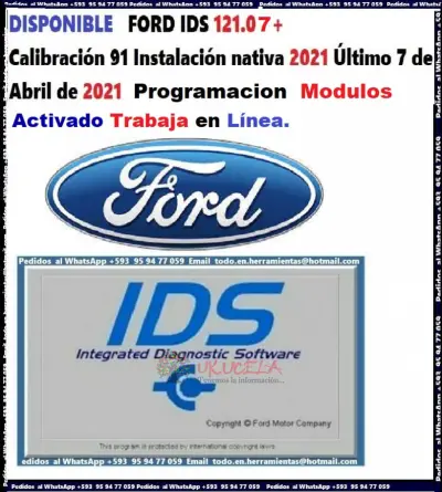 IDS   Ford  Servicio  de  Instalacion