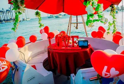 Cena Romántica Por La Bahía De Cartagena Para 2 Personas.