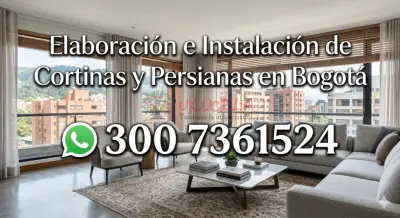 Instalacion de cortinas y persianas en el sector Salitre