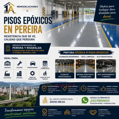 Pisos Epoxicos en Pereira - Pisos Resistentes para Empresas y Negocios