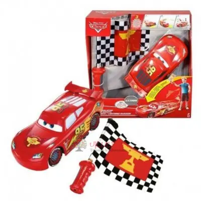 Rayo Mcqueen Grande Disney Pixar Cars 3 Coche Bandera