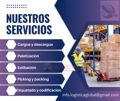 cargue y descargue de mercancía servicio de cuadrillas