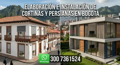 Cortinas para casas coloniales y modernas en Usaquen Bogota