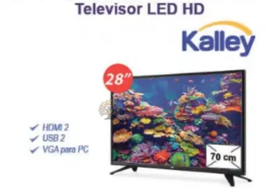 TELEVISOR NUEVO KALLEY 1 AÑO DE GARANTIA 28 PUGLADAS CON TDT