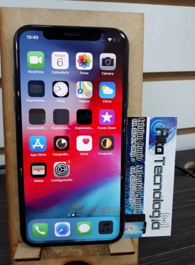 IPHONE X DE 256 GB NEGRO