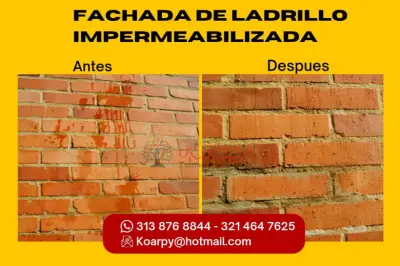 Impermeabilización de Fachadas Muros Paredes en Bogotá 24 horas