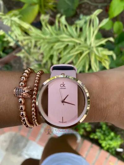 Ck reloj rosado