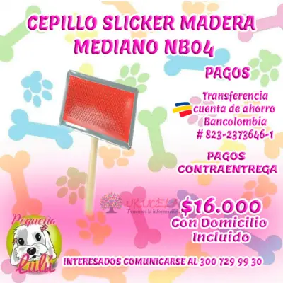 CEPILLO PARA PERROS SLICKER