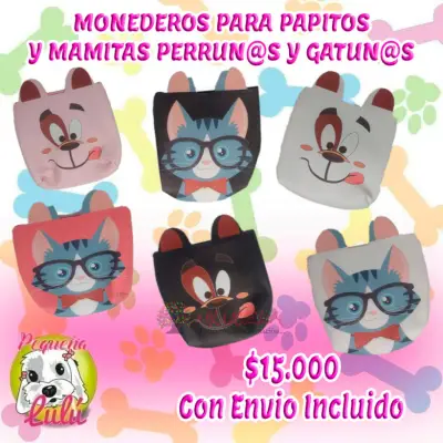 MONEDERO DE PERROS O GATOS