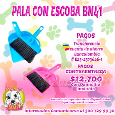 PALA PARA GATO CON ESCOBA