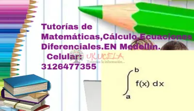 Clases Particulares En Medellín  ÁLGEBRA MATEMÁTICA CÁLCULO ECUACIONES DIFERENCIALES