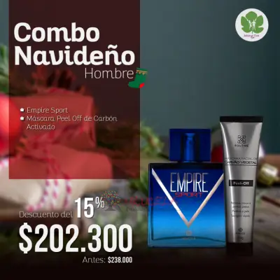 ESPECTACULAR COMBO NAVIDEÑO PARA HOMBRE