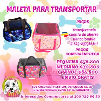 MALETAS PARA PERROS