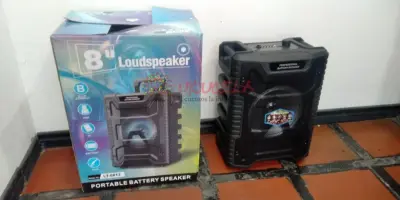 PROMOCION CABINA DE SONIDO 8 PULGADAS ENTRADA MICROFONO RECARGABLE USB RADIO BLUETOOTH 700
