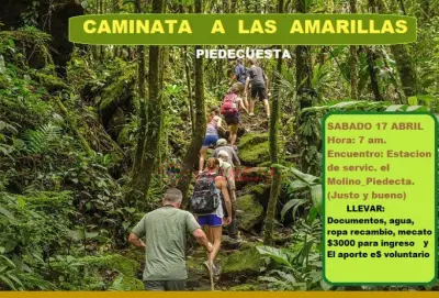 INVITACION A CAMINATA ECOLOGICA ORIENTADA
